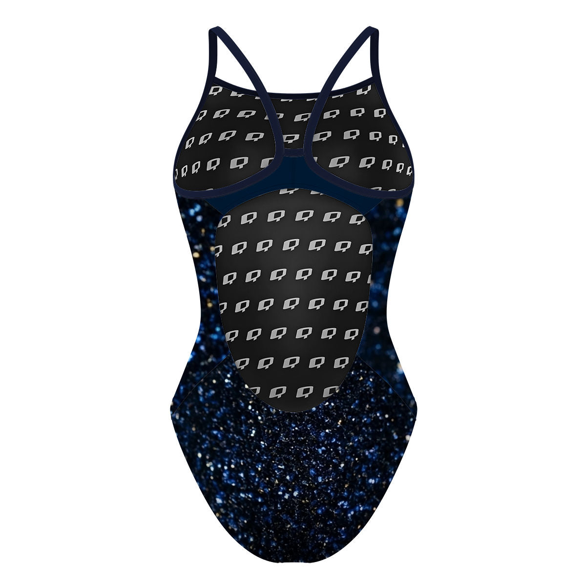 Cosmic Glitter - Skinny Strap Swimsuit