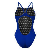 31/5/2026 - Solid Skinny Strap Swimsuit - PERSONALIZED