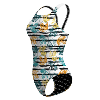 Watercolor Leafs - Classic Strap Swimsuit