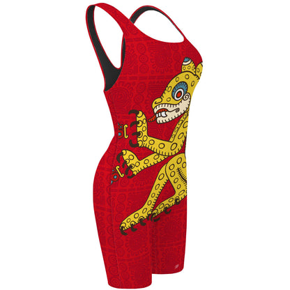 Ocelote Rojo - Traje de Baño Jammer Classic Strap a la rodilla