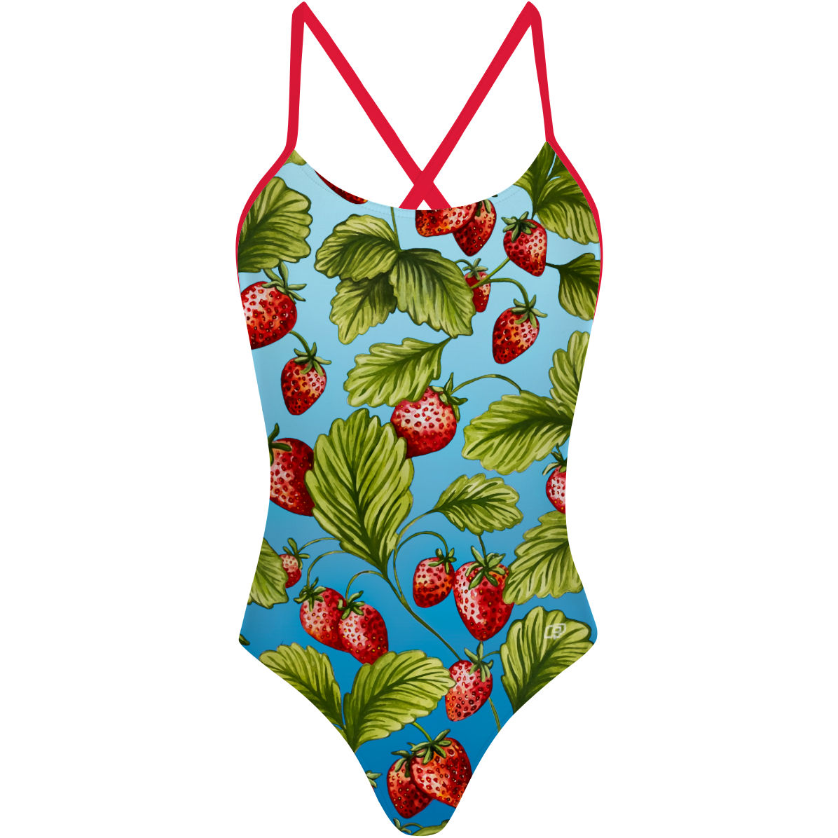 Strawberry Water - Traje de Baño Tieback de Una pieza