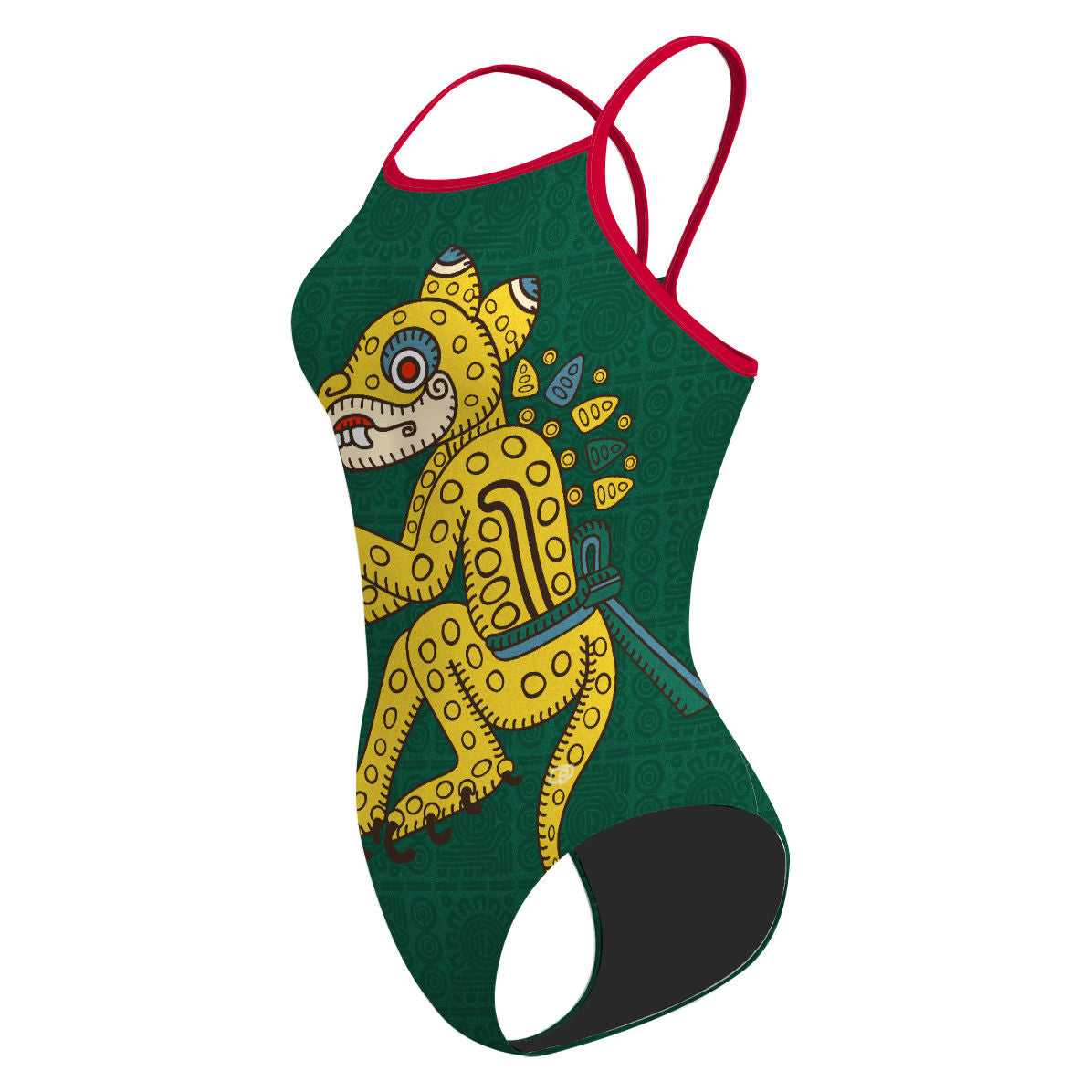 Ocelote Verde - Traje de baño Skinny strap