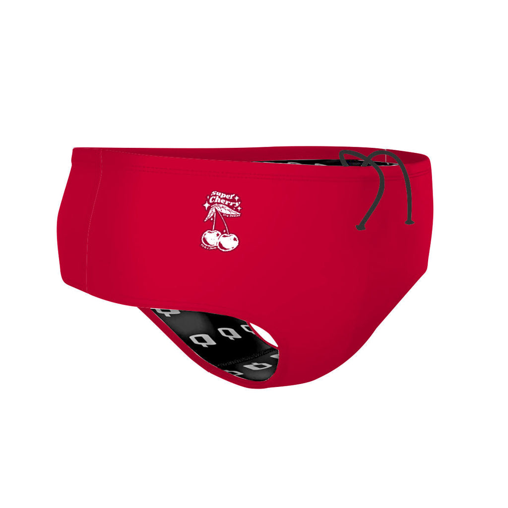 Cherry Cute - Solid Classic Brief Swimsuit