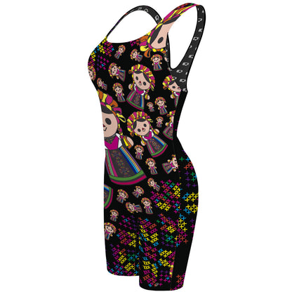 Mi amiga Lele - Classic Strap Long Knee Women Jammer