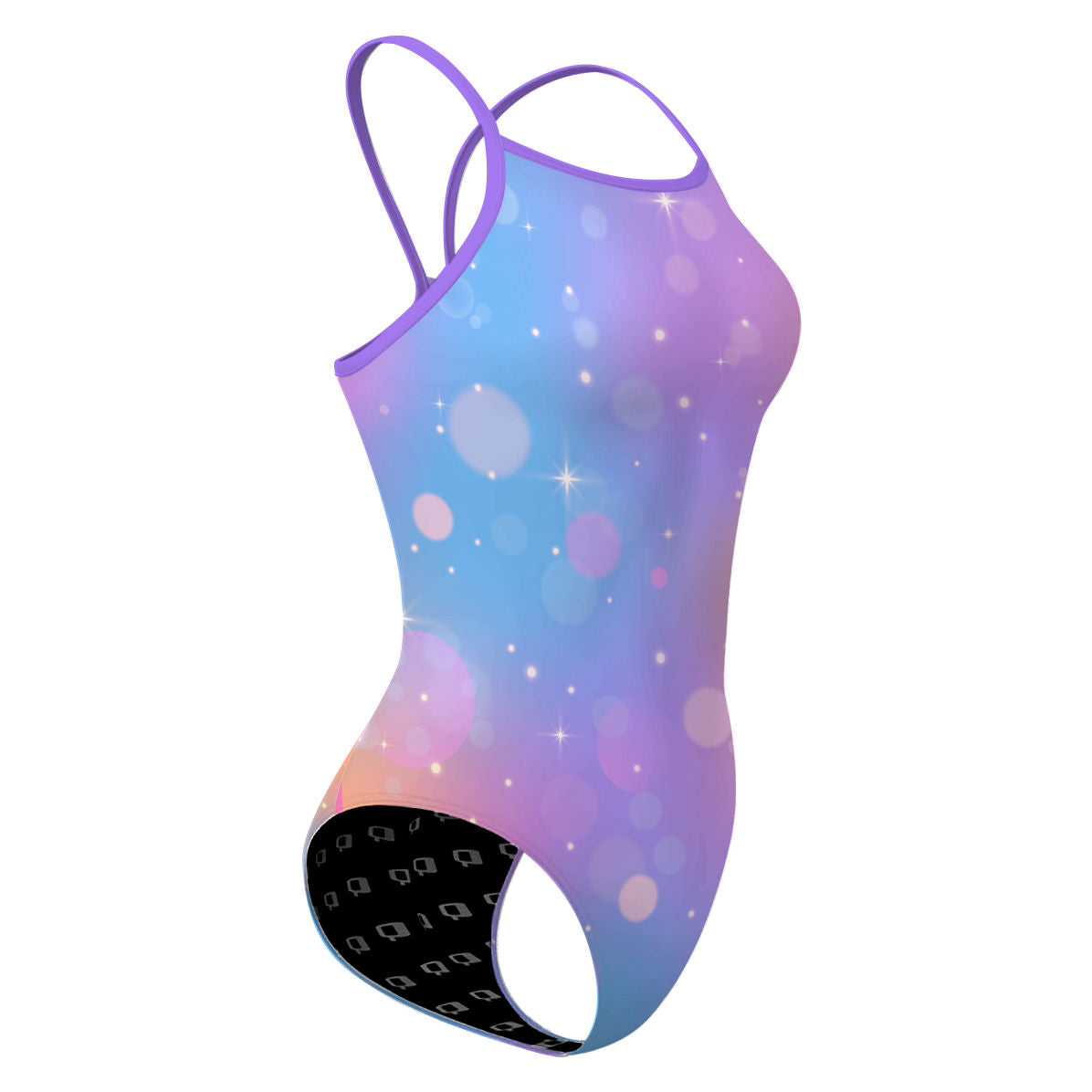 Glinda Bubbles - Skinny Strap Swimsuit