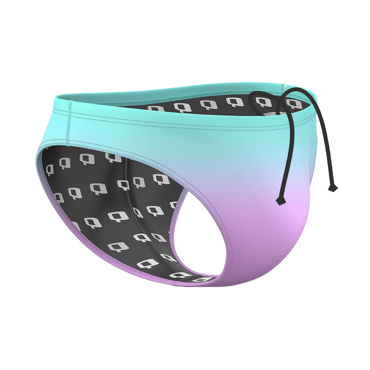 Pink and blue - Waterpolo Brief Swimsuit