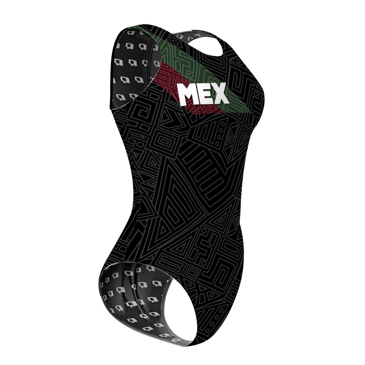 Tricolor - Women's Waterpolo Swimsuit Classic Cut