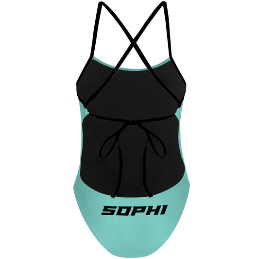 ocean final - Traje de Baño Tieback de Una pieza