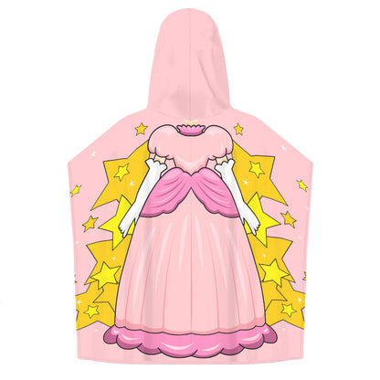 Princesa - Personalized Kids Poncho Beach and Pool Towel