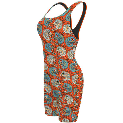 Tzompantli - Traje de Baño Jammer Classic Strap a la rodilla