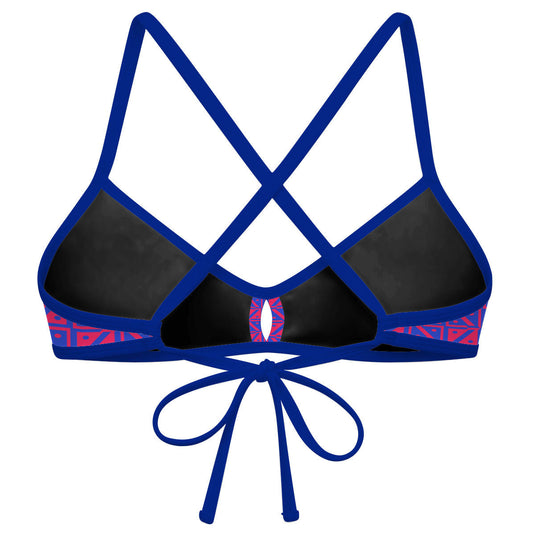 Diamond Grid - Bikini Top Demi