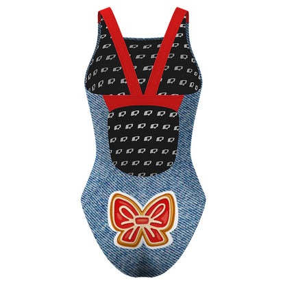 Patches - Classic Strap Swimsuit