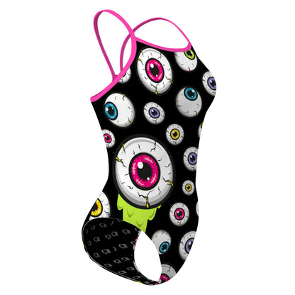 Eyes - Skinny Strap Swimsuit