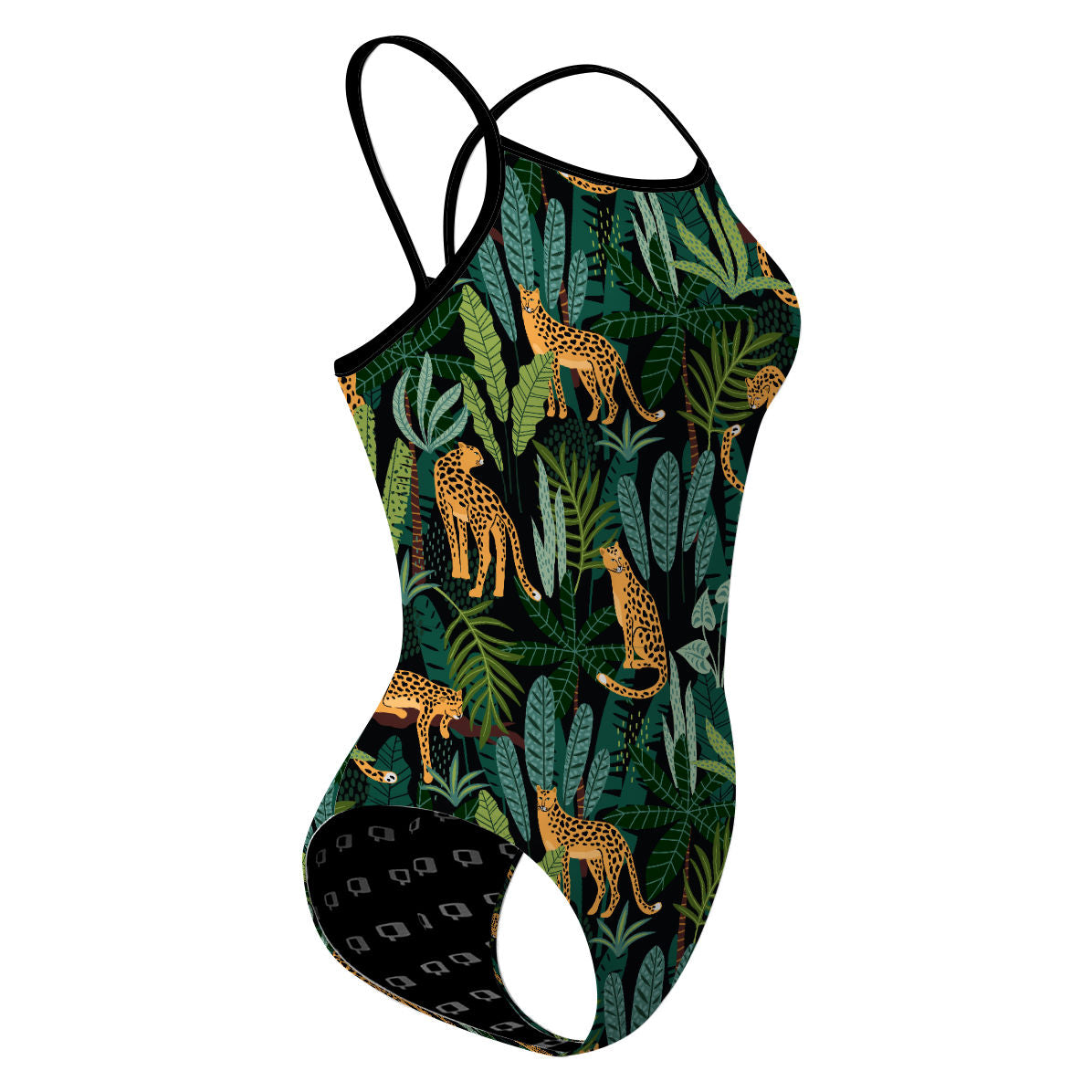 Jaguar Jungle - Skinny Strap Swimsuit
