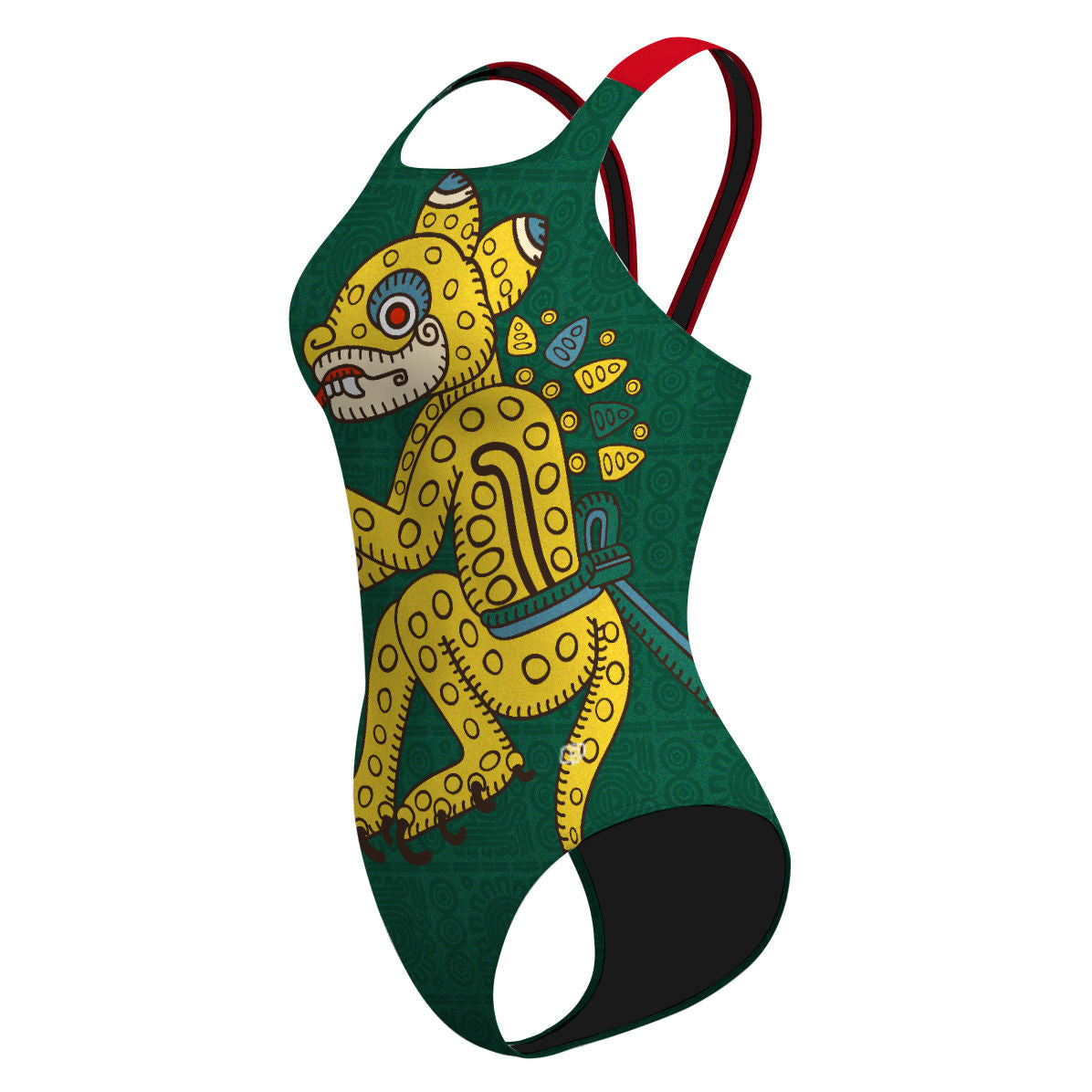 Ocelote Verde - Traje de Baño Classic Strap