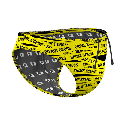 Do Not Cross - Waterpolo Brief Swimsuit