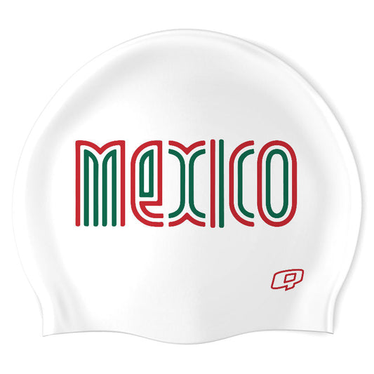 México - Silicone Swimming Cap