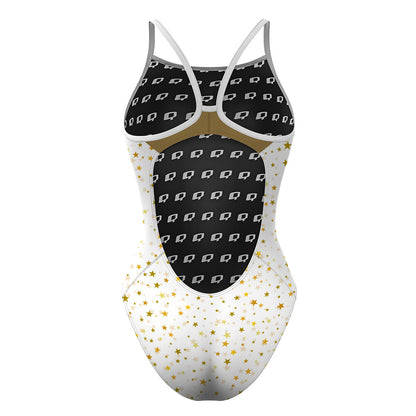 Stellar Confetti Glitter - Skinny Strap Swimsuit