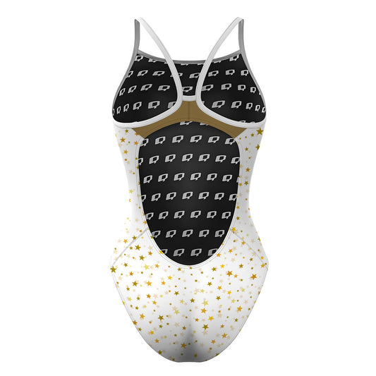 Stellar Confetti Glitter - Skinny Strap Swimsuit