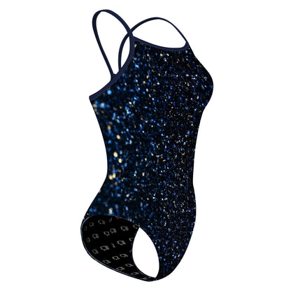 Cosmic Glitter - Skinny Strap Swimsuit
