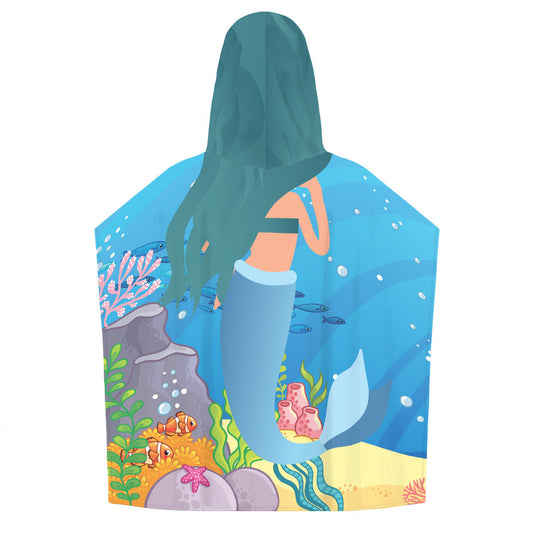 Sirena - Kids Poncho Beach and Pool Towel