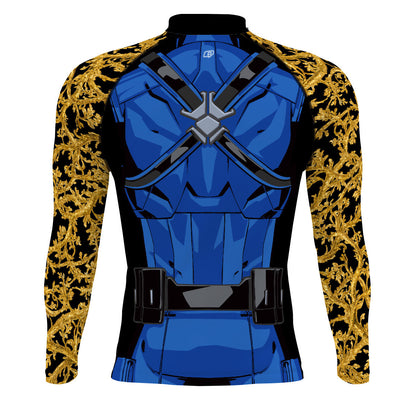 Sargaman - Surf Rash Guard UPF50+ de Manga Larga para Hombre