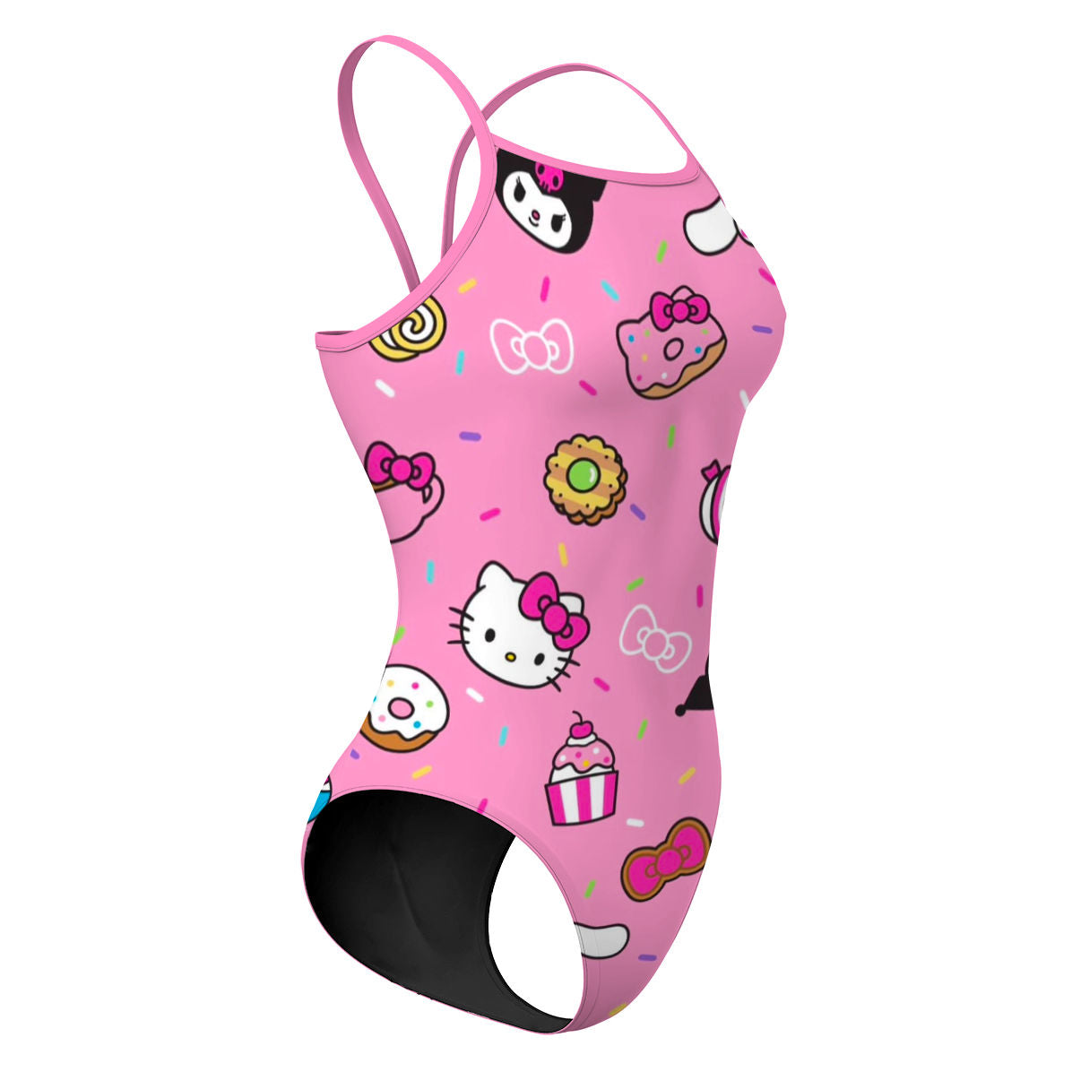 Kitty traje rosa - Traje de Baño Sunback Tank