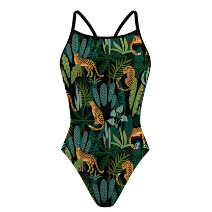 Jaguar Jungle - Skinny Strap Swimsuit