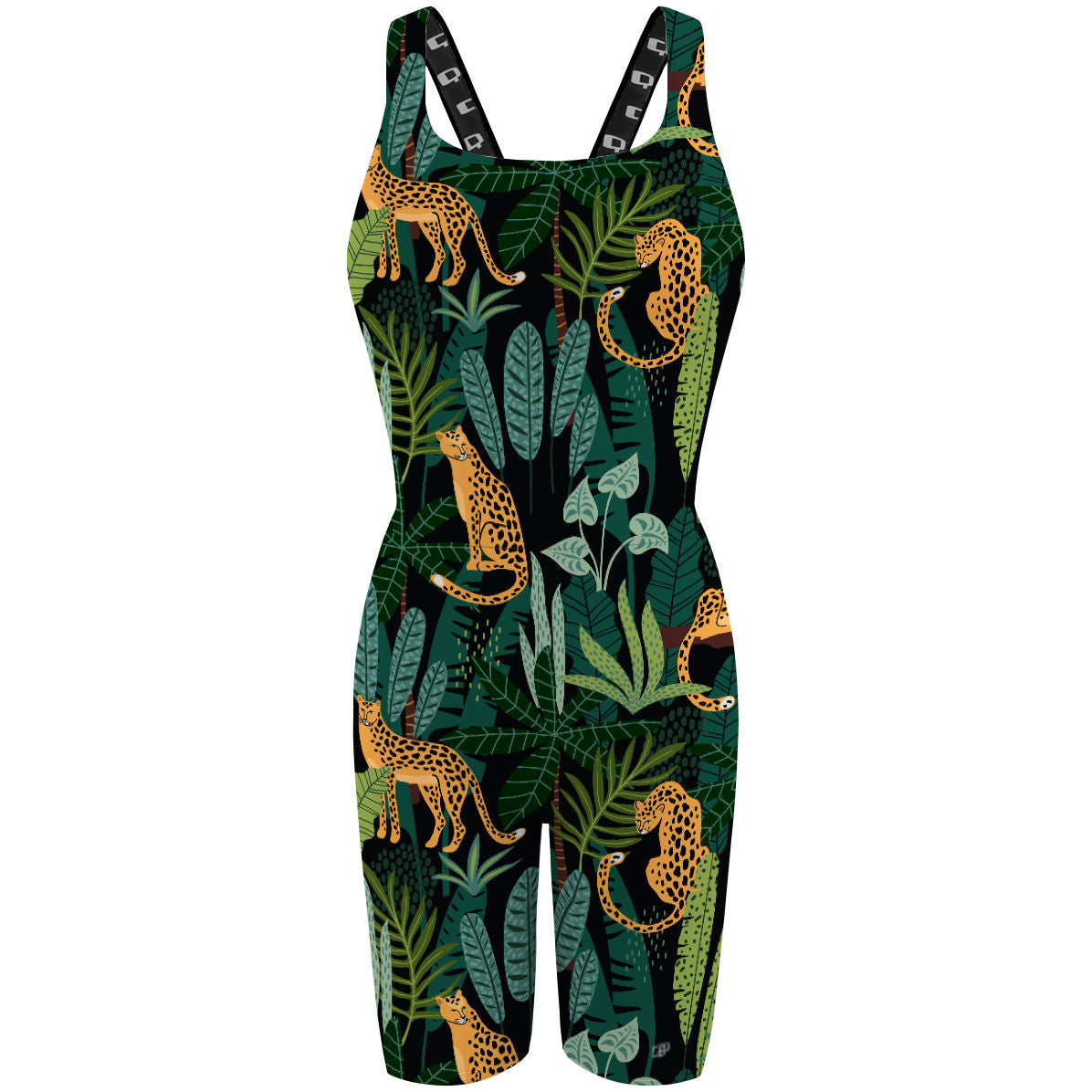 Jaguar Jungle - Classic Strap Long Knee Women Jammer