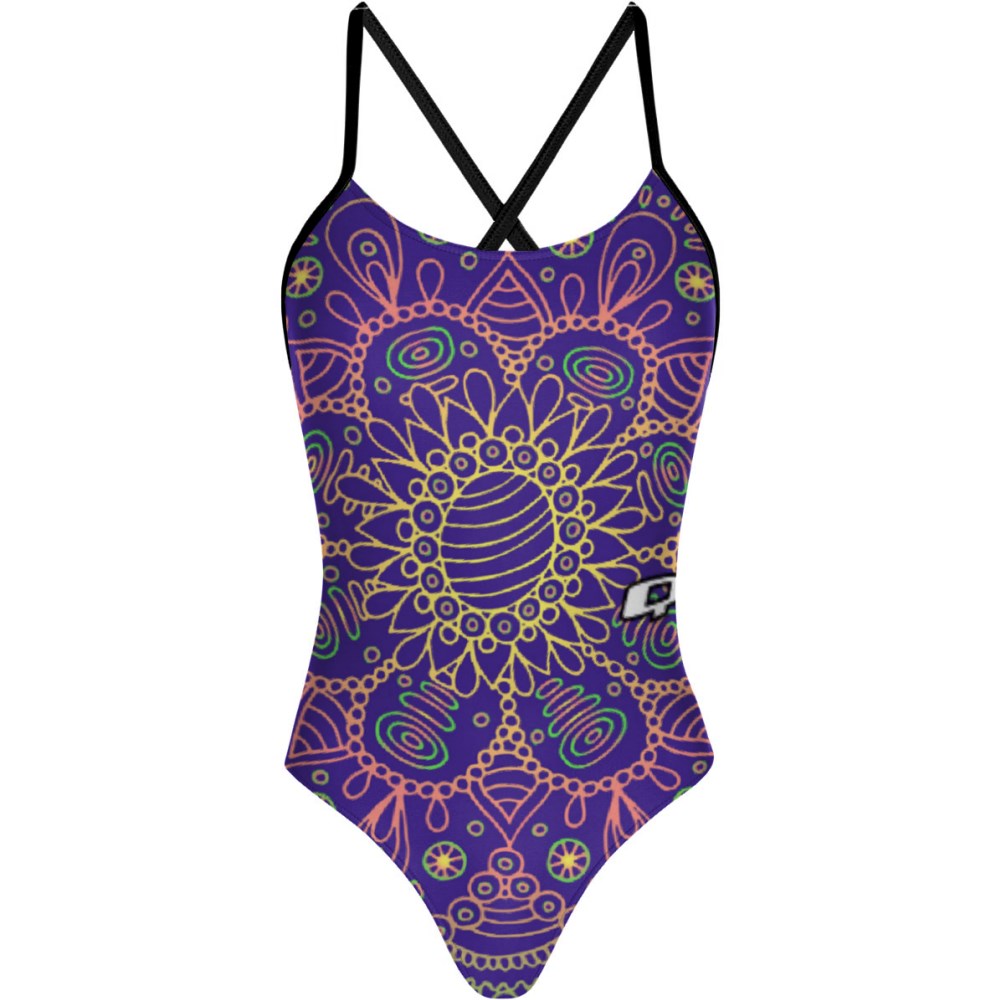 Purple Mandala - Tieback One Piece