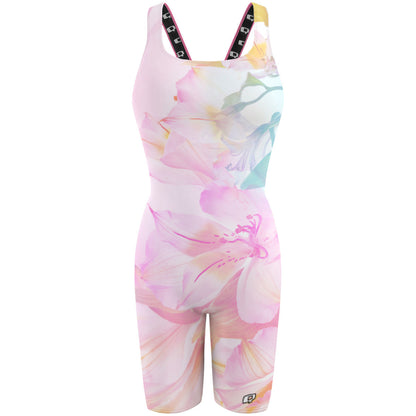 Dreamy Petals - Classic Strap Long Knee Women Jammer