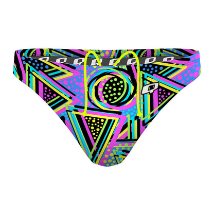 Purple 80s - Waterpolo Brief Swimsuit