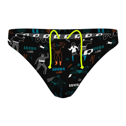 Wrestling Drawings - Waterpolo Brief Swimsuit