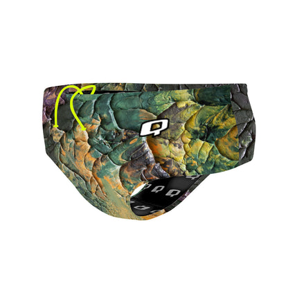 Green Splatter - Classic Brief Swimsuit