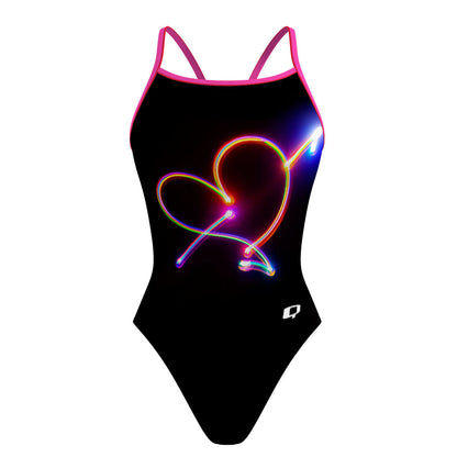 Neon Lovers - Sunback Tank Swimsuit