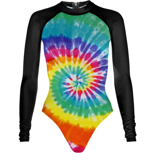 Tie Dye All Colors Surf One Piece