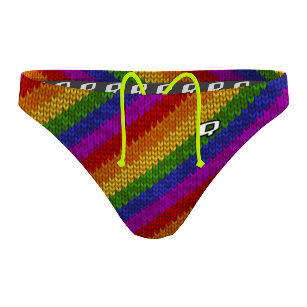 Crochet Rainbow Waterpolo Brief