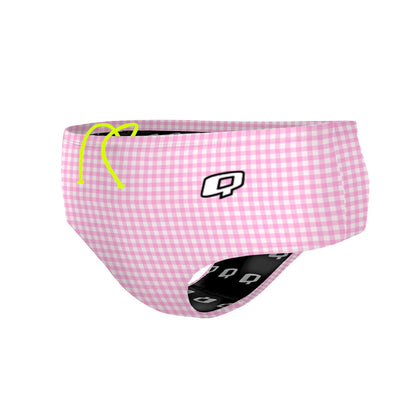 Pink Plaid - Classic Brief Swimsuit