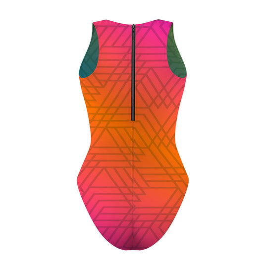 Solar Flare/Solar Women Waterpolo Reversible Swimsuit Classic Cut