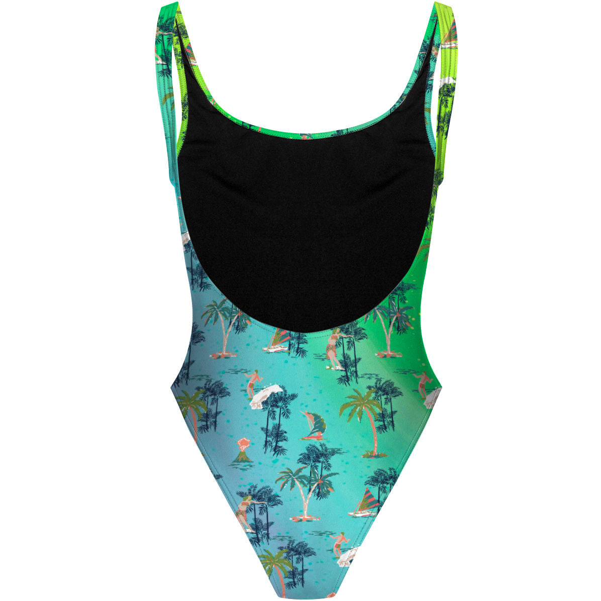 Mahalo - High Hip One Piece Swimsuit