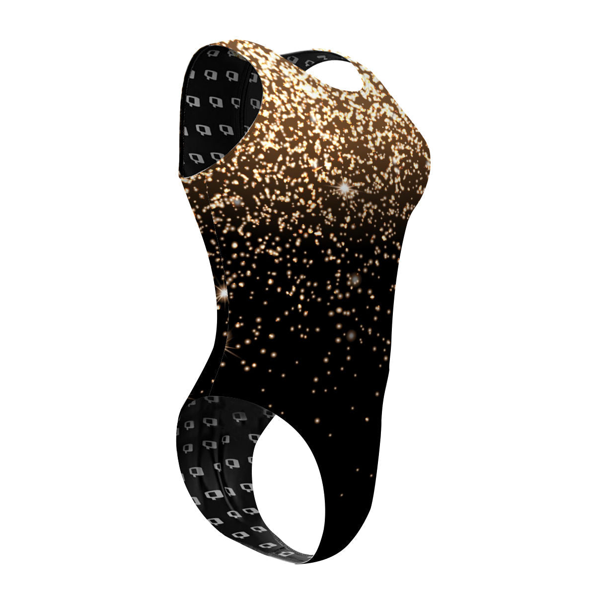All that Glitters - Women Waterpolo Swimsuit Cheeky Cut