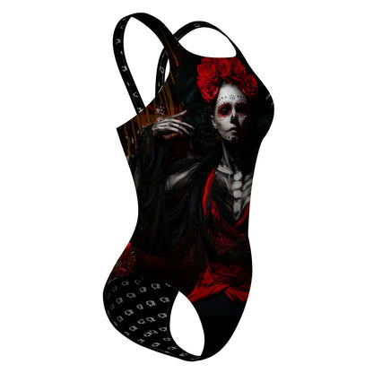 Catrina in Red - Classic Strap Swimsuit