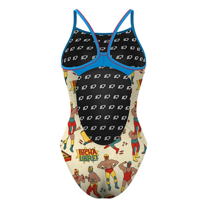 Lucha Libre - Skinny Strap Swimsuit