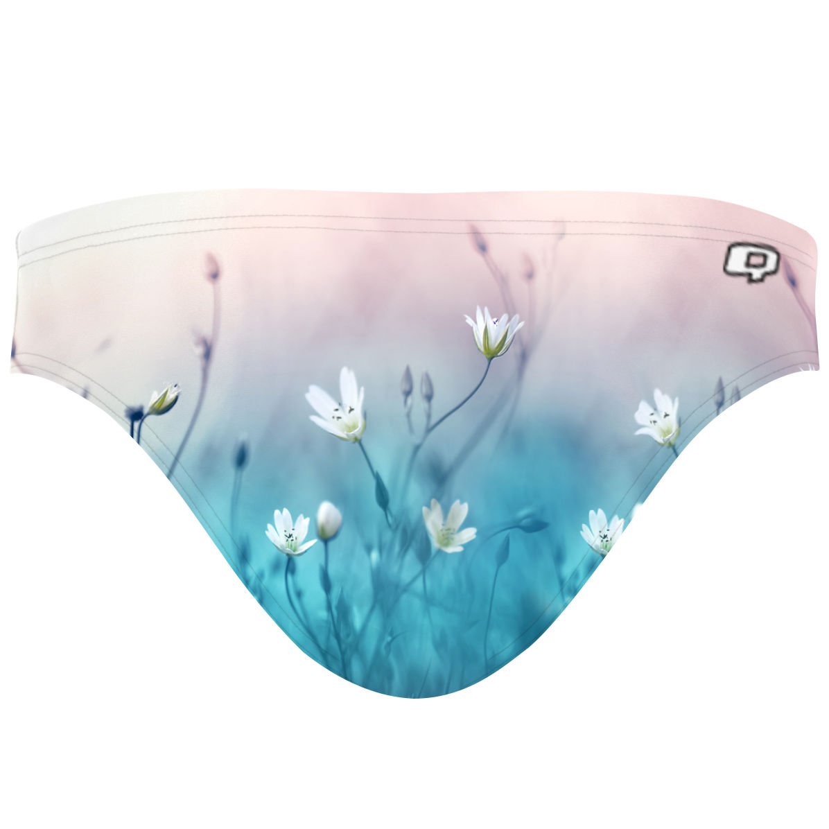 Delicate Flowers - Bandeau Bikini Bottom