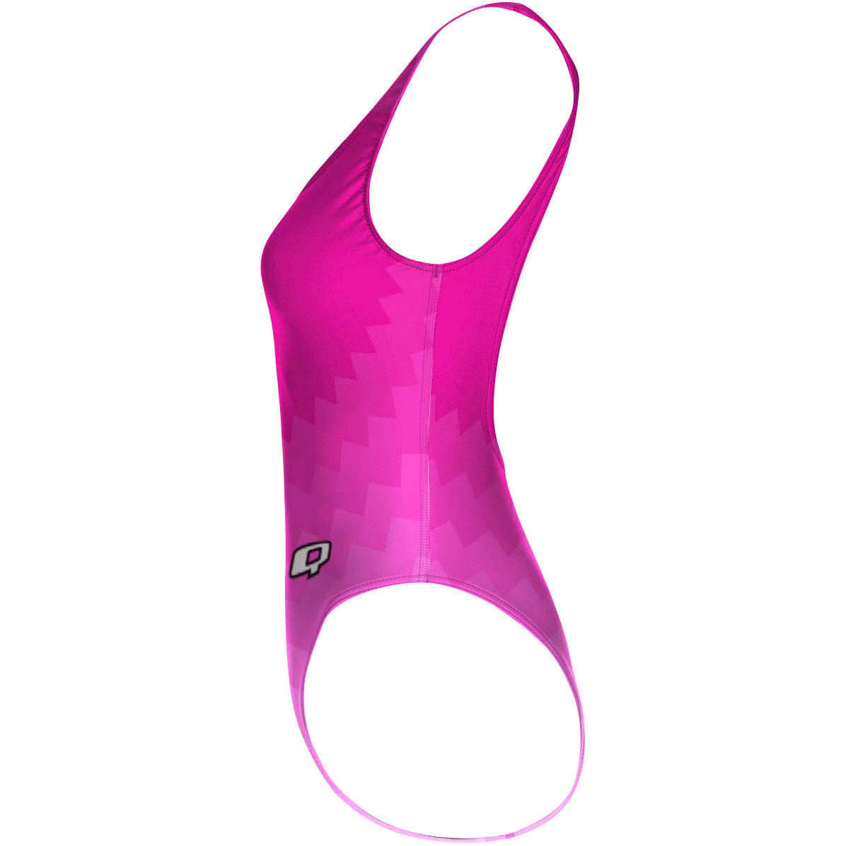 Pink Waves - High Hip One Piece Swimsuit