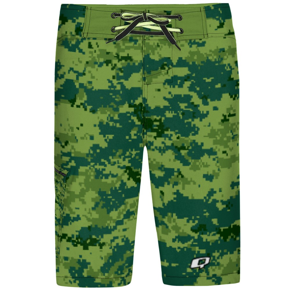 Green Camouflage Board Shorts