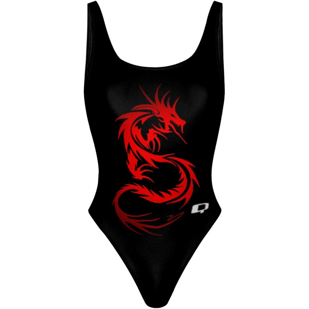 Red Dragon - High Hip One Piece