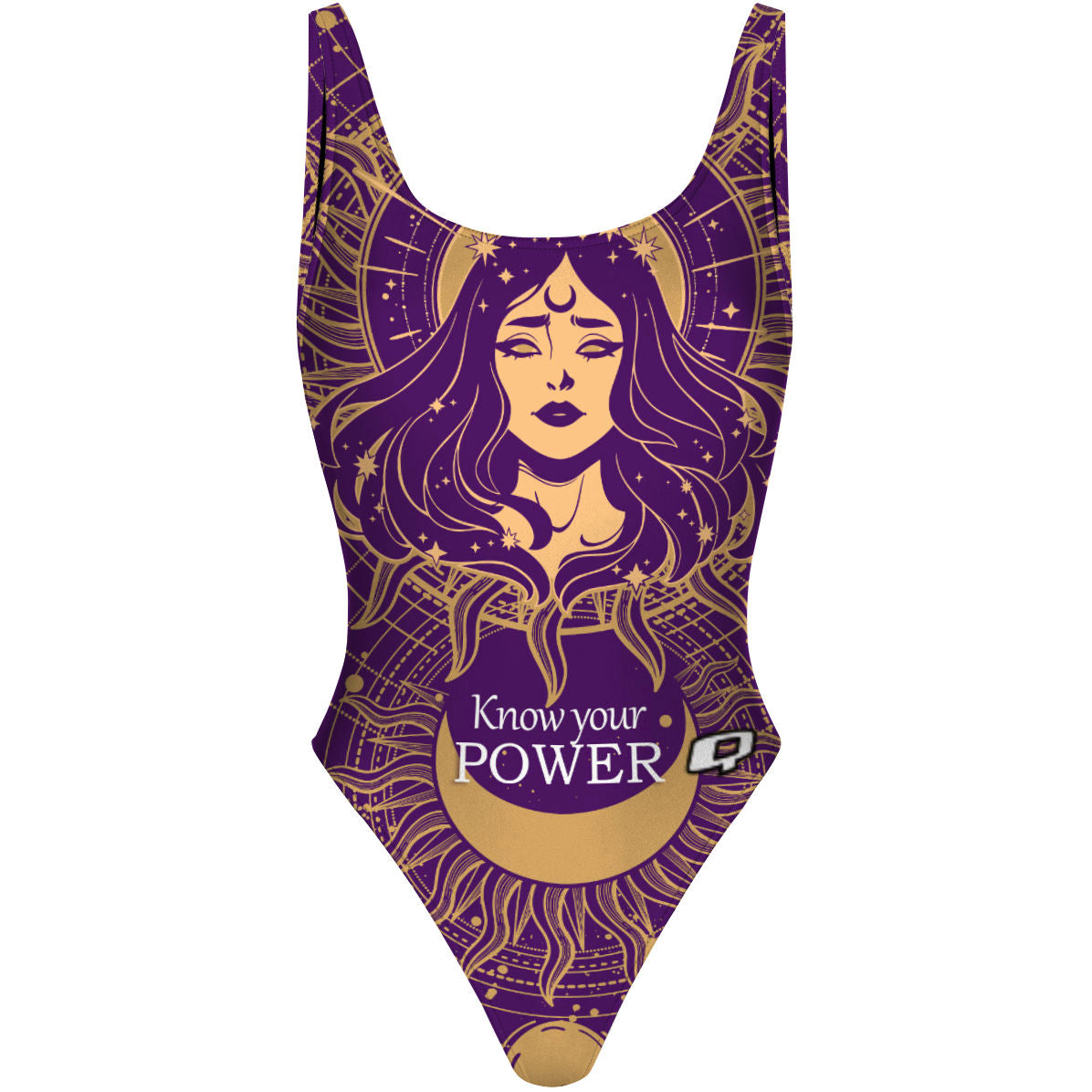 Know your power - High Hip One Piece Swimsuit