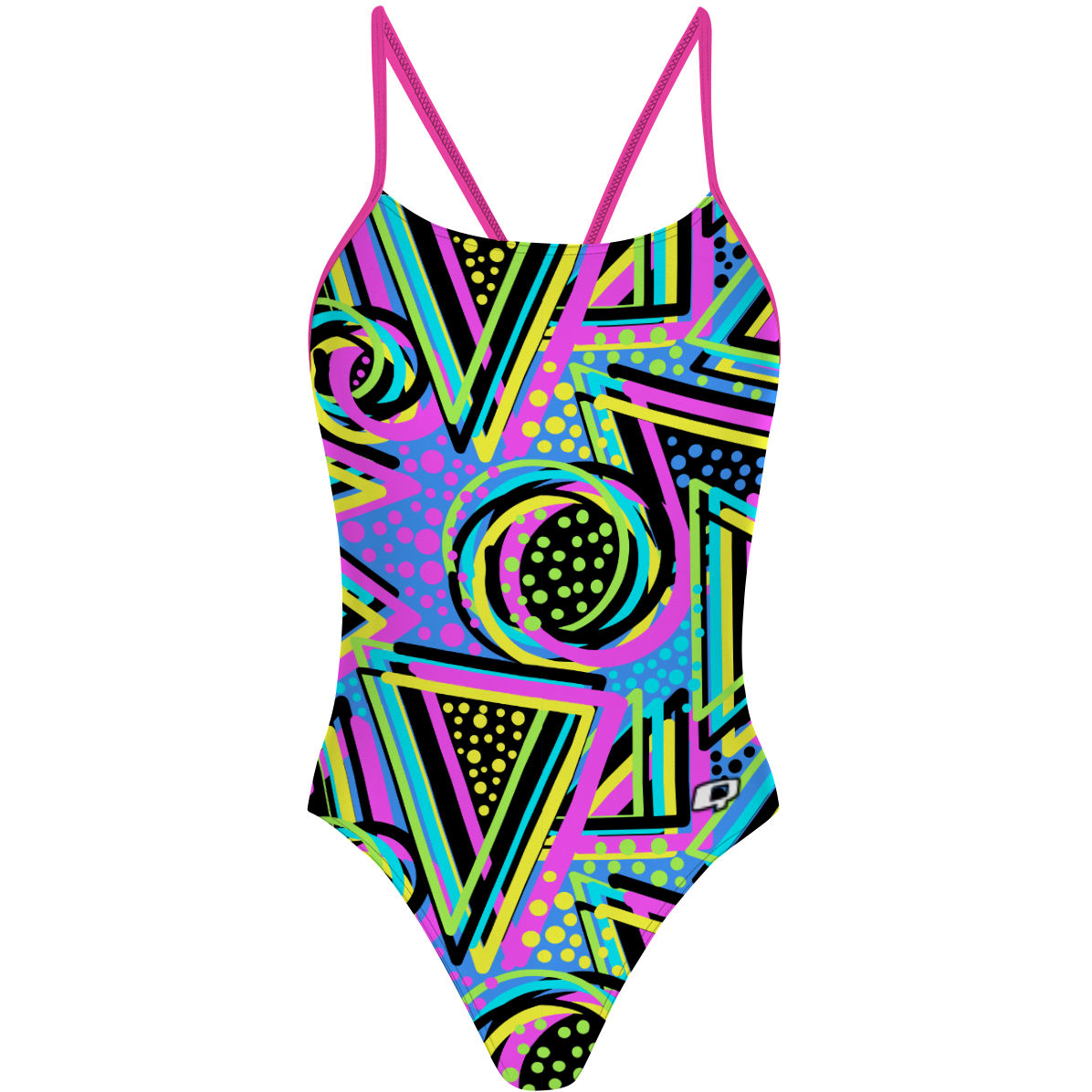 Purple 80s - "Y" Back Swimsuit