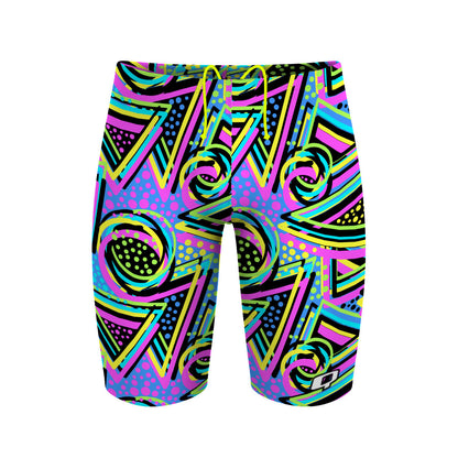 Purple 80s - Jammer Swimsuit